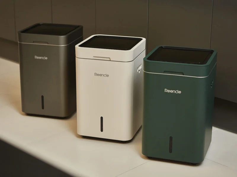 Sivi Reencle Gravity kućni komposter za kućno kompostiranje bez smeđih vrećica