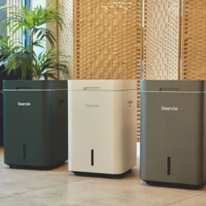 Električni komposter Reencle Gravity u zelenoj boji – kompost od kuhinjskog otpada u domu