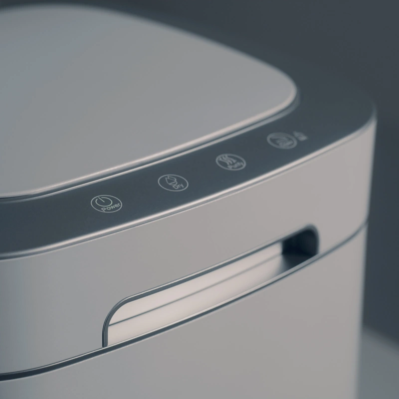 Kućni komposter Reencle Prime – detalj poklopca i funkcija